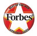 1st Choice Vacation Rentals is Forbes best of the web 2005