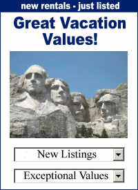 1st Choice Vacation Rentals and Vacation Properties, New Listings, Great Values